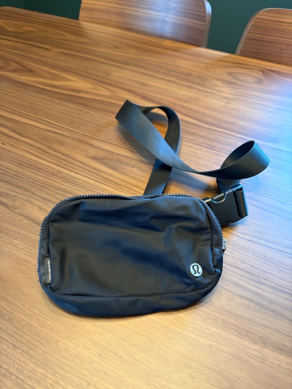 lululemon athletica Black Compact Crossbody Belt Bag